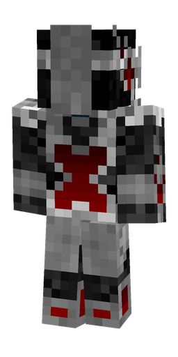 Black skin: body, back render