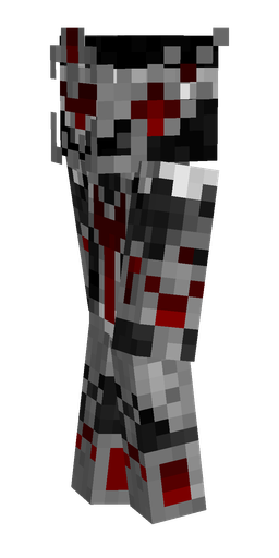 Black skin: body, left side render