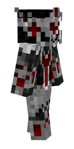 Black skin: body, right side render