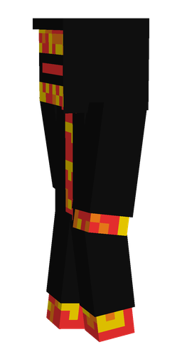 Black skin: body, left side render