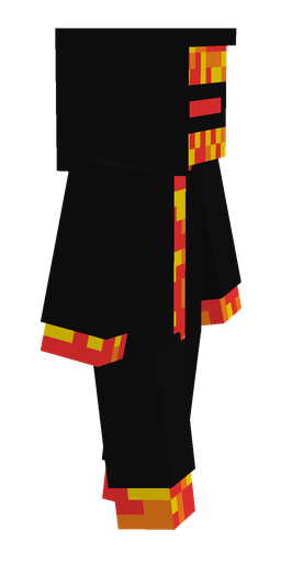 Black skin: body, right side render