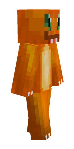 Brown skin: body, right side render