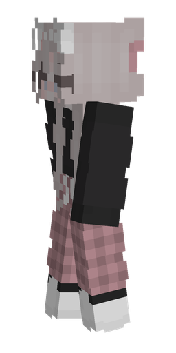 Black skin: body, left side render
