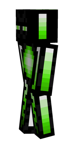 Black skin: body, left side render