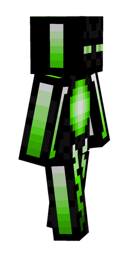 Black skin: body, right side render