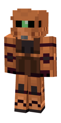 Black skin: body, front render