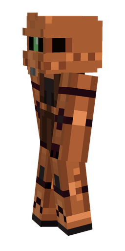 Black skin: body, left side render