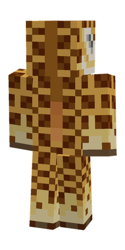 Brown skin: body, back render