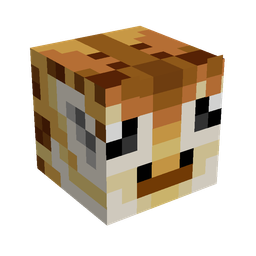 Brown skin: head render