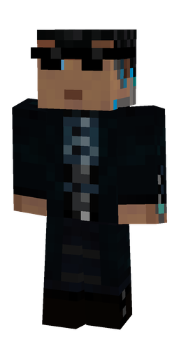 Black skin: body, front render