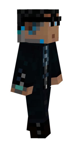 Black skin: body, right side render