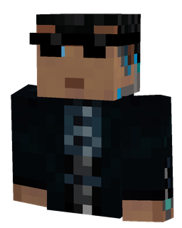 Black skin: bust render