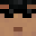 Black skin: face render