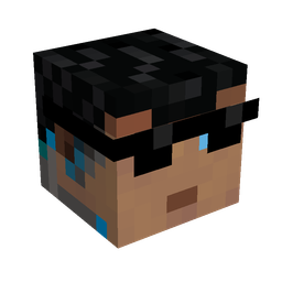 Black skin: head render