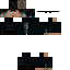 Black skin: raw texture render