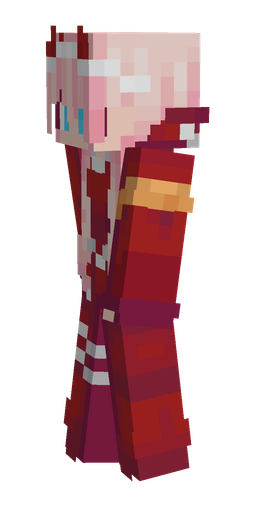 Pink skin: body, left side render
