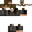 Black skin: raw texture render