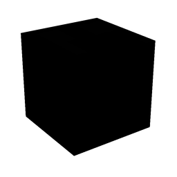 Black skin: head render