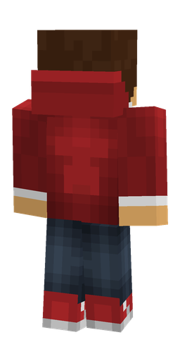 Blue skin: body, back render