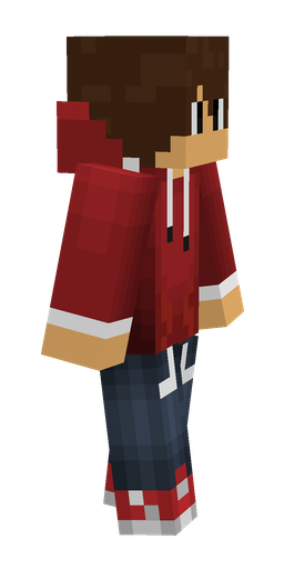 Blue skin: body, right side render