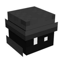 Black skin: head render