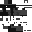 Black skin: raw texture render