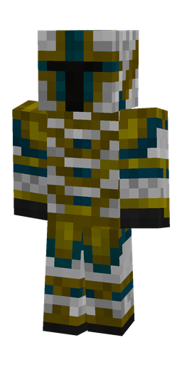 Blue skin: body, front render