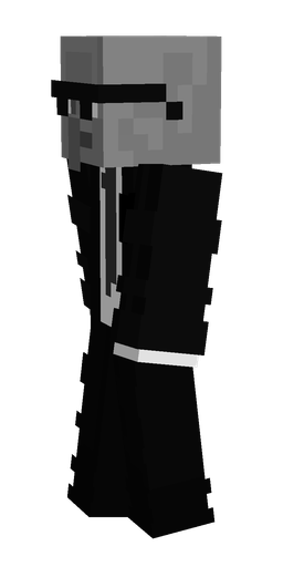 Black skin: body, left side render