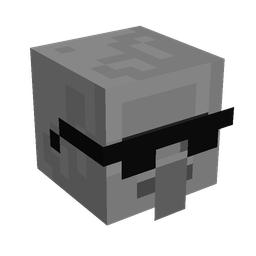 Black skin: head render