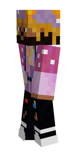 Black skin: body, left side render