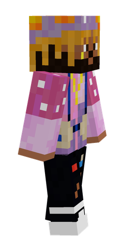 Black skin: body, right side render