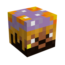 Black skin: head render