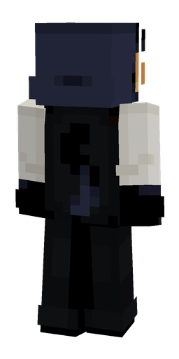 Black skin: body, back render