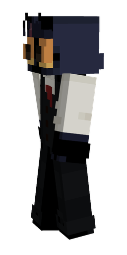 Black skin: body, left side render