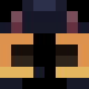 Black skin: face render