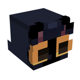 Black skin: head render