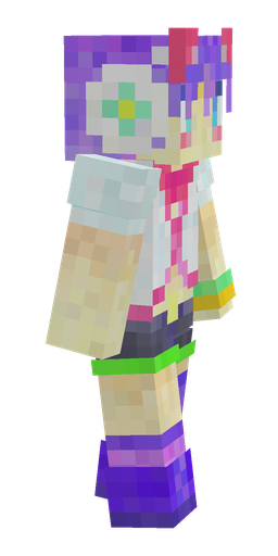 Blue skin: body, right side render