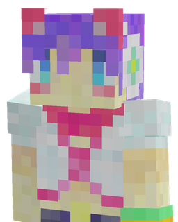 Blue skin: bust render