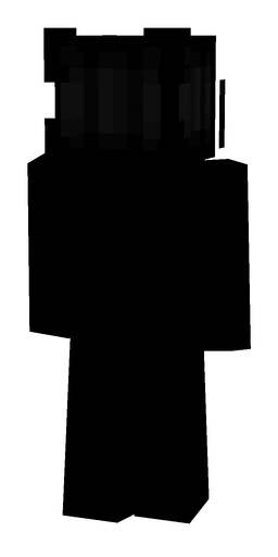 Black skin: body, back render