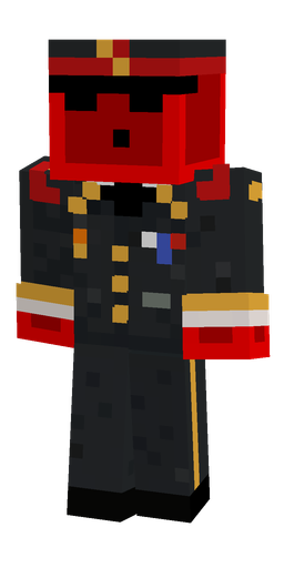 Black skin: body, front render
