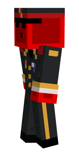 Black skin: body, left side render