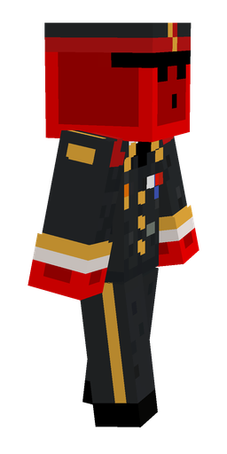 Black skin: body, right side render