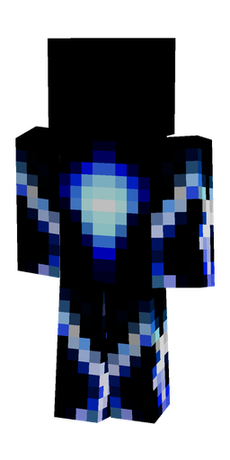 Black skin: body, back render