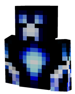 Black skin: bust render