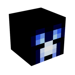 Black skin: head render