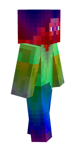 Blue skin: body, right side render