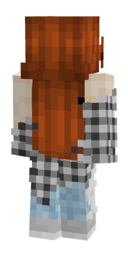 Brown skin: body, back render