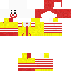 Classic skin: raw texture render