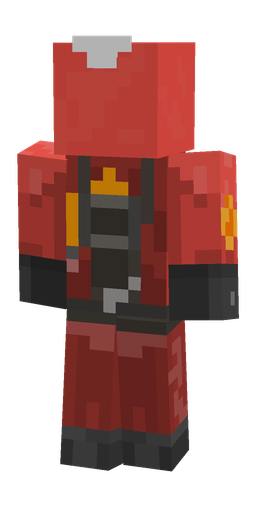 Black skin: body, back render