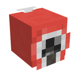 Black skin: head render
